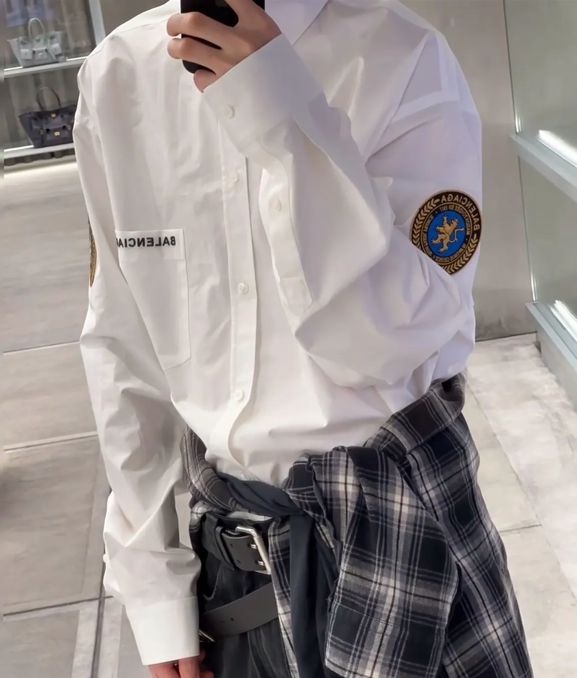 Balenciaga FW 25 Logo ， ， Balenciaga ， ， ， ， Size：36 38 40 42 36： 116 74 56 62 38： 120 76 57 63 40： 124 78 58 64 42： 128 80 59 65